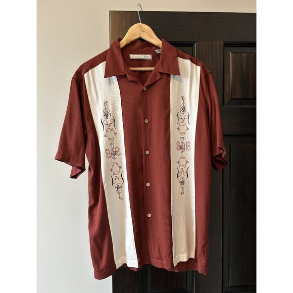 Monte Carlo Button Down Polo WIth Musical Instruments - Picture 3 of 7